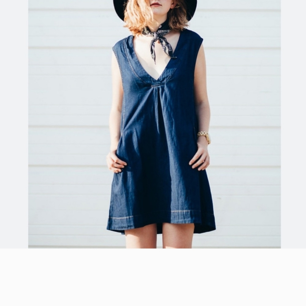 Free people denim dress